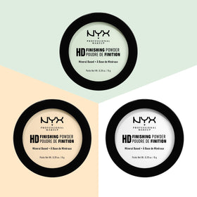 NYX PROFESSIONAL MAKEUP close-up of silky pressed powder texture highlighting soft-blur finish