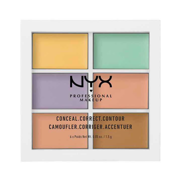 NYX PROFESSIONAL MAKEUP front packaging showing palette and brand for easy identification
