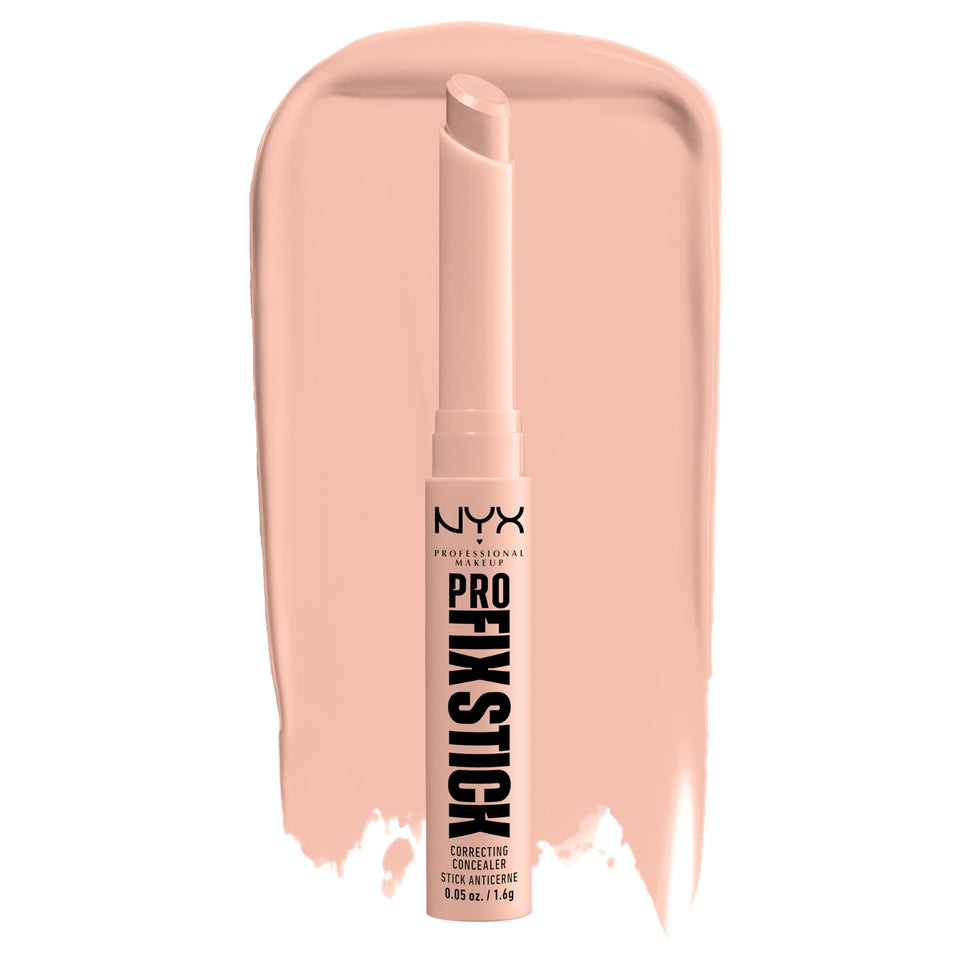 NYX PROFESSIONAL MAKEUP front of Pro Fix Stick showing packaging and shade — quick correction