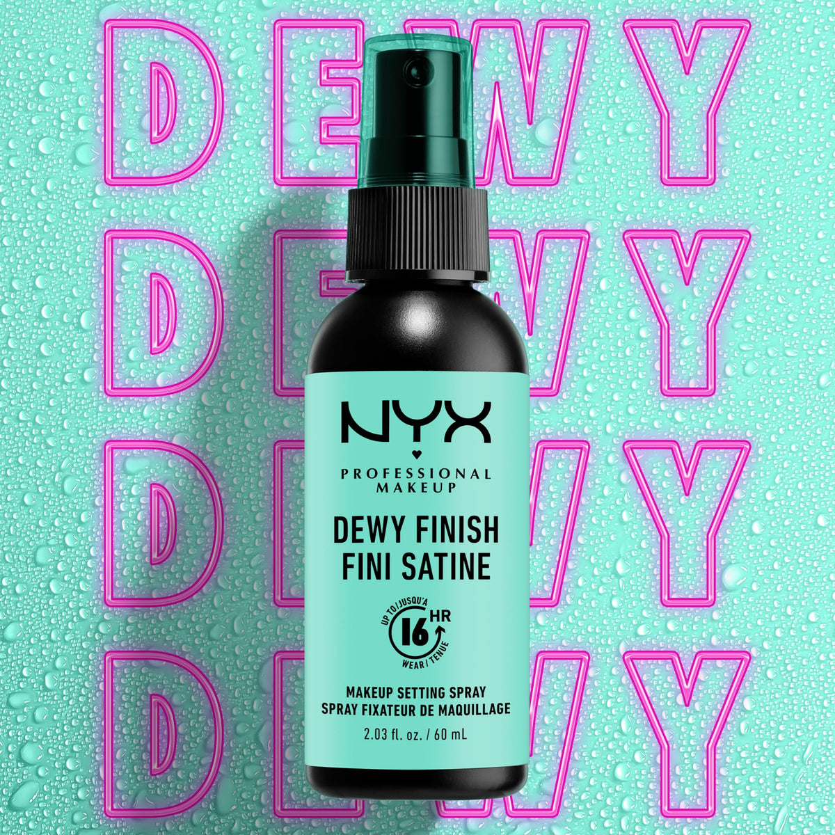 NYX PROFESSIONAL MAKEUP label close-up showing ingredient list clarity and transparency