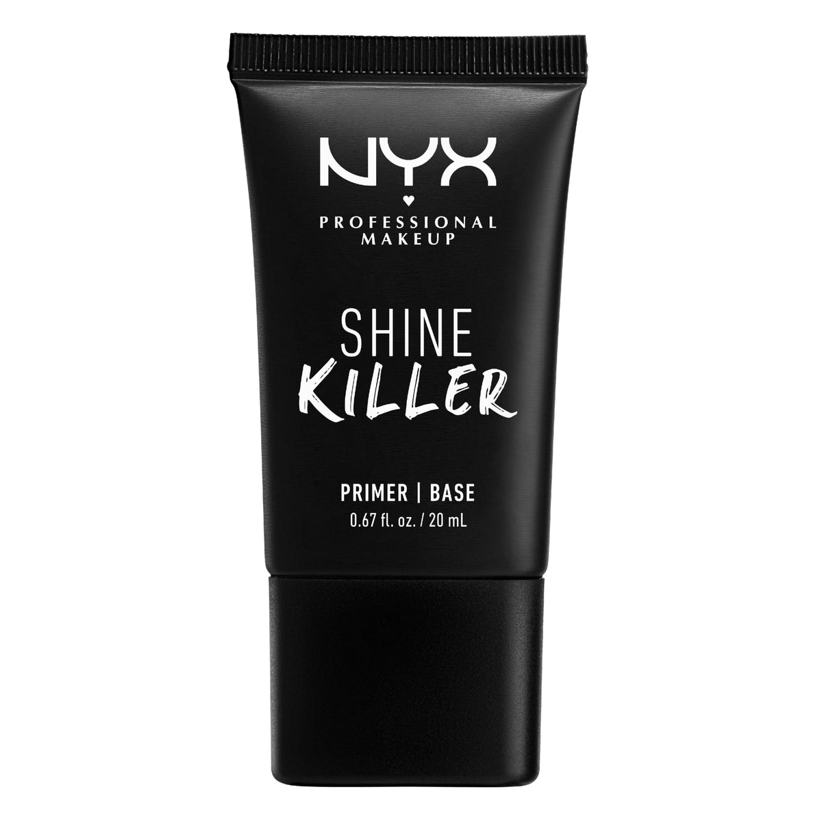 NYX PROFESSIONAL MAKEUP front packaging showing matte primer bottle and label benefit