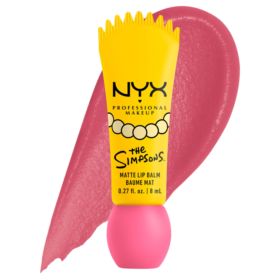 NYX PROFESSIONAL MAKEUP Simpson Smushy front packaging showing collectible design and shade name