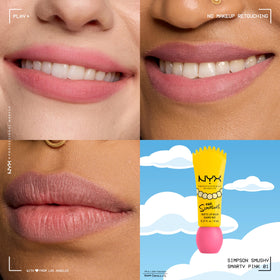 NYX PROFESSIONAL MAKEUP Simpson Smushy open applicator demonstrating easy glide and smooth application
