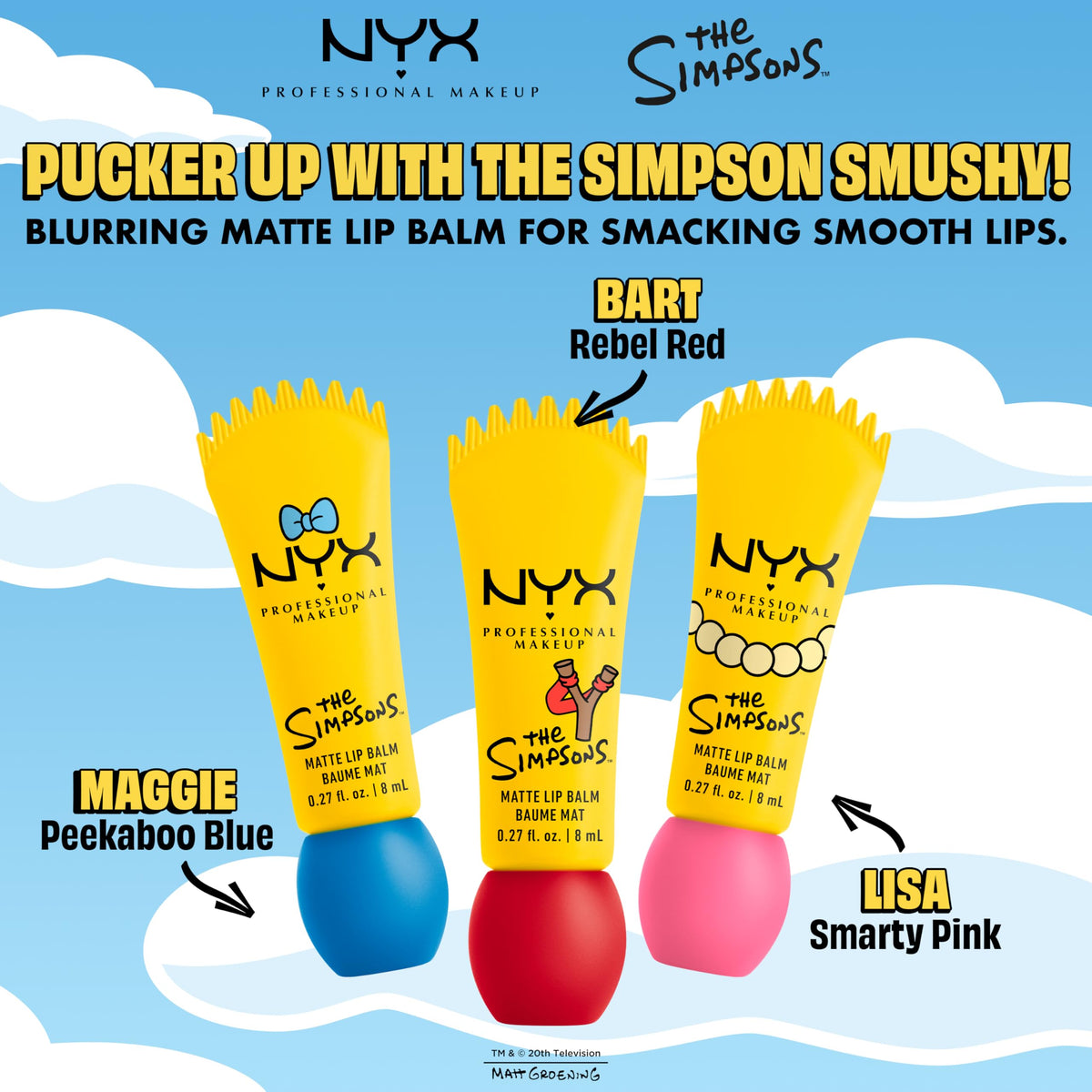NYX PROFESSIONAL MAKEUP Simpson Smushy next to a coin illustrating compact size and travel-friendly benefit