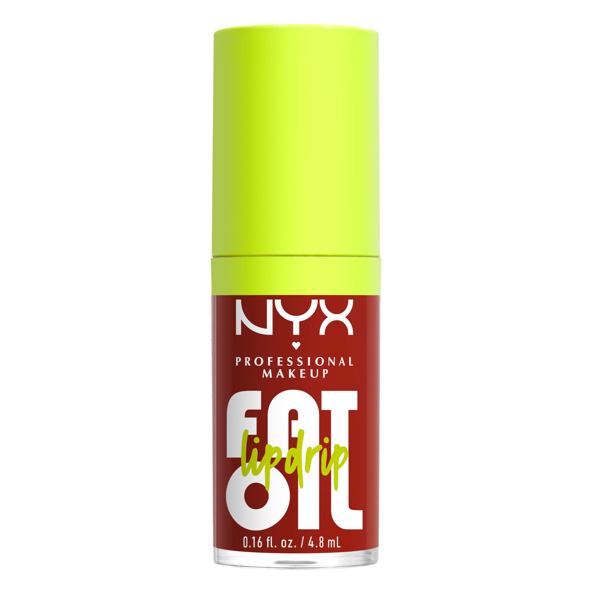 NYX PROFESSIONAL MAKEUP tube held in hand showing compact size and travel convenience