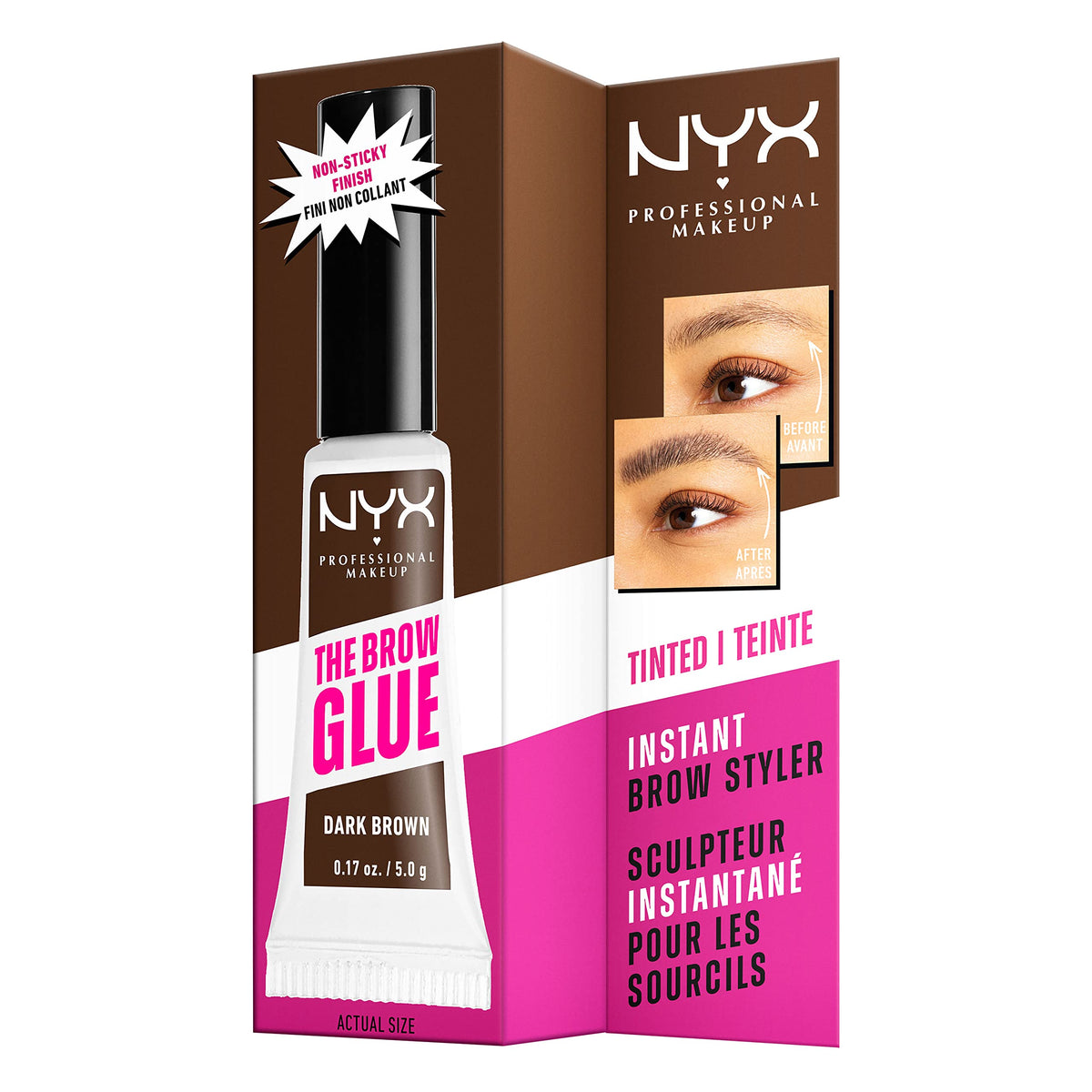 NYX PROFESSIONAL MAKEUP label and ingredients panel highlighting cruelty-free claim benefit: informed choice