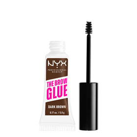 NYX PROFESSIONAL MAKEUP flatlay with brow tools and gel in lifestyle setting benefit: routine-ready