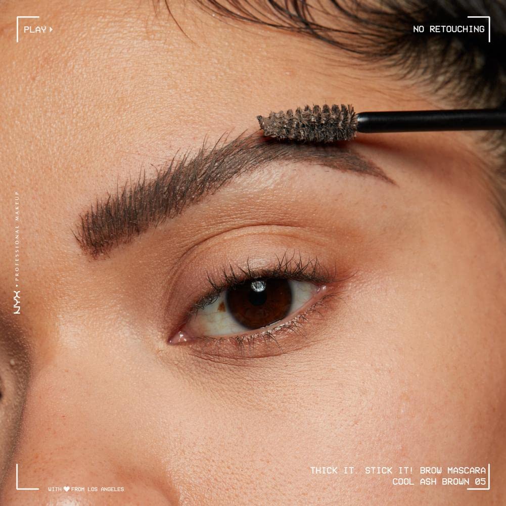 NYX PROFESSIONAL MAKEUP applied on model brows showing natural fuller definition