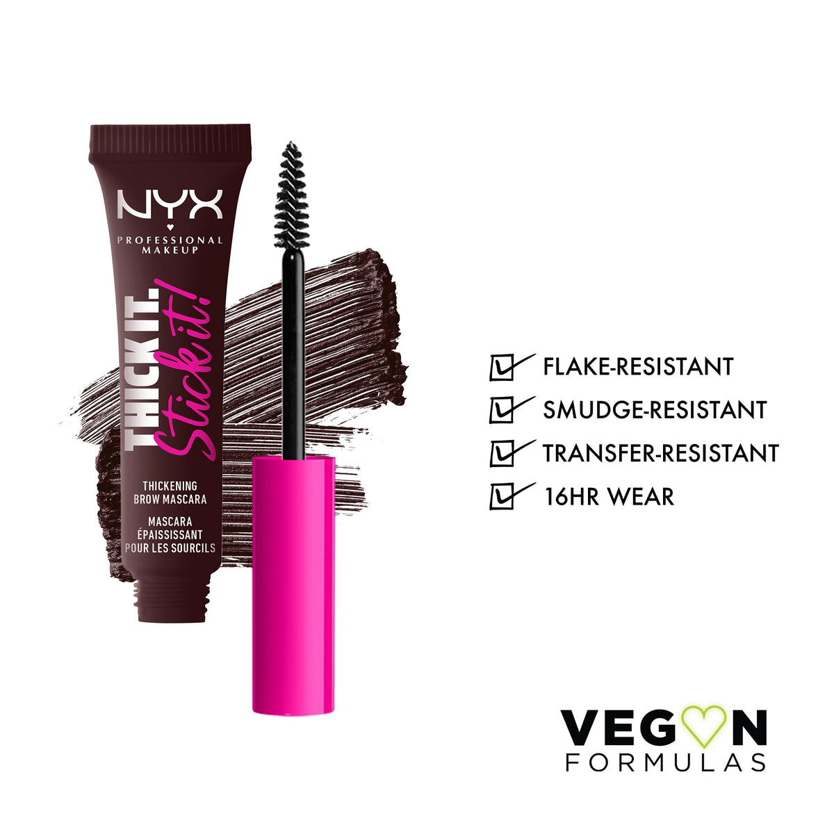 NYX PROFESSIONAL MAKEUP close-up wand and bristles for precise application