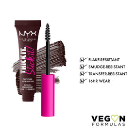 NYX PROFESSIONAL MAKEUP close-up wand and bristles for precise application