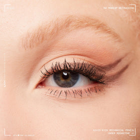 NYX Professional Makeup close-up of mechanical pencil tip demonstrating precise glide and control