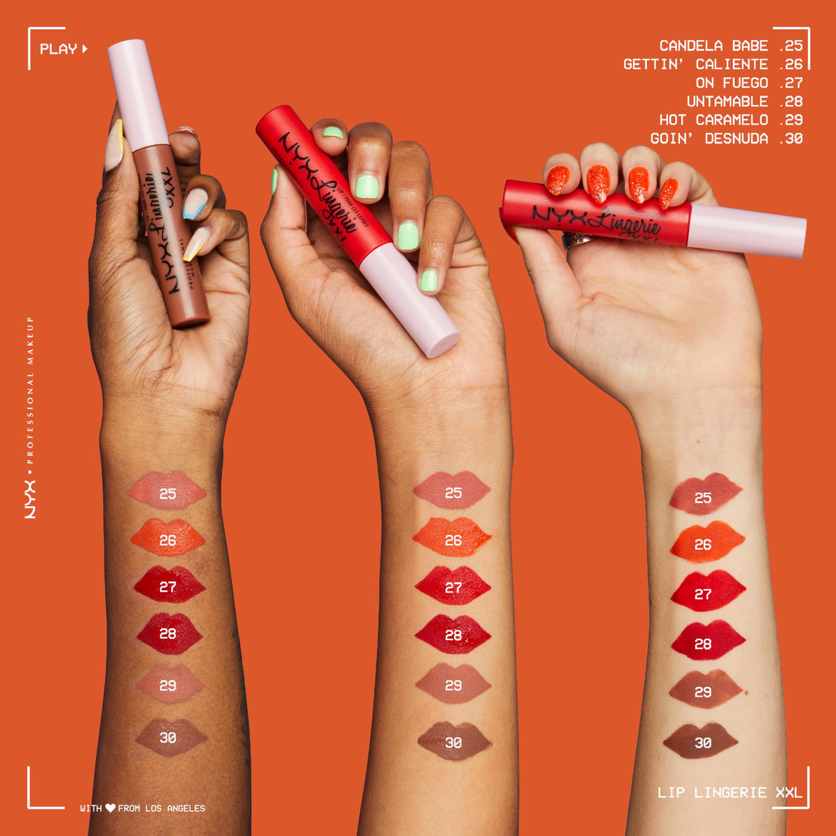 NYX PROFESSIONAL MAKEUP paired with lip liner showing how to define and enhance shape