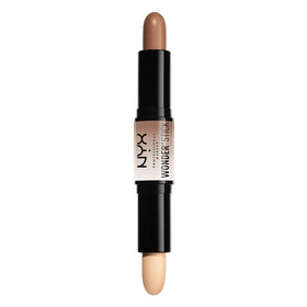 NYX PROFESSIONAL MAKEUP Wonder Stick front view showing packaging and dual shades for easy sculpting