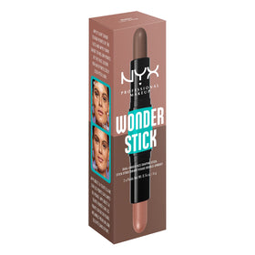 NYX PROFESSIONAL MAKEUP Wonder Stick in a makeup bag ready for touch-ups on the go