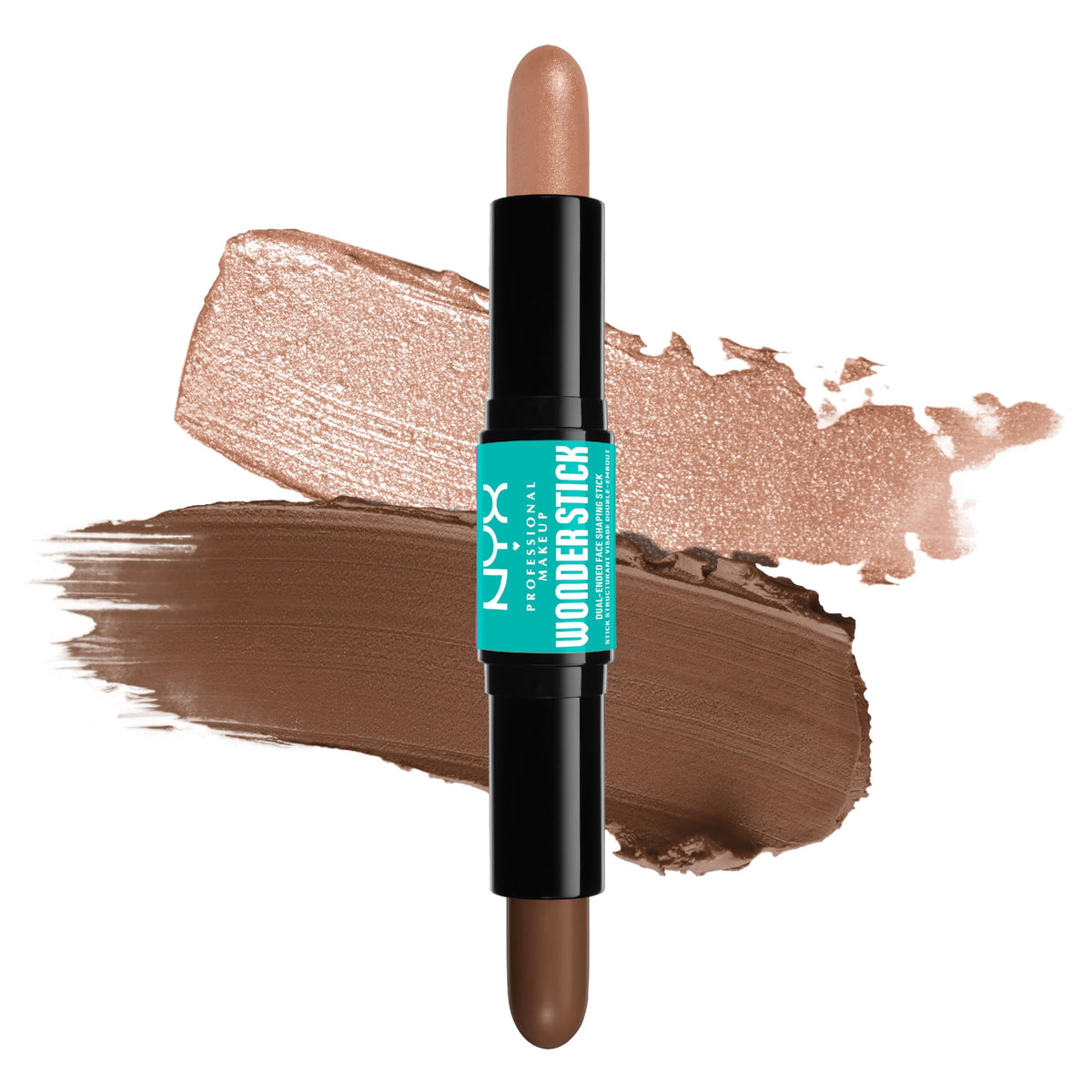 NYX PROFESSIONAL MAKEUP front packaging showing dual-ended stick and benefits
