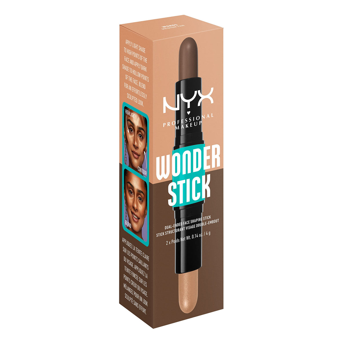 NYX Wonder Stick in a makeup bag lifestyle image highlighting portability and everyday use