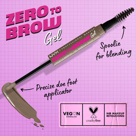 NYX Professional Makeup close-up of doe-foot applicator for precise placement