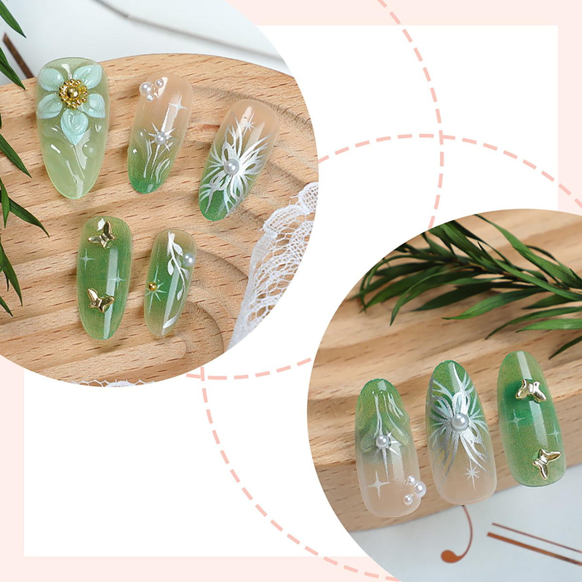 NZRAESTRS press-on nails worn at a party for instant polished look