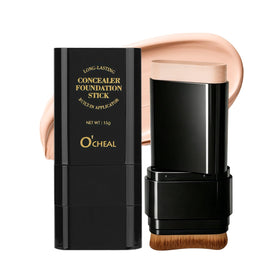 O'CHEAL front view of closed foundation contour stick showing compact design and shade
