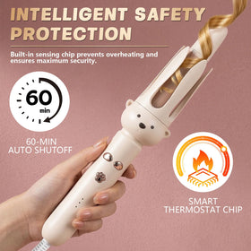 O-CONN PretiHom rotating chamber close-up displaying tangle-free intake and safety