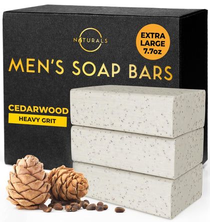 O NATURALS cedarwood bar front packaging showing size and scent