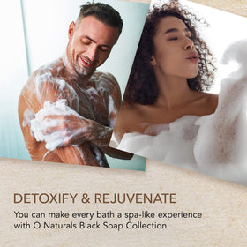 O NATURALS Dead Sea mud bar with creamy lather, mineral-rich refreshment
