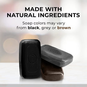 O NATURALS in shower lifestyle shot with bar in hand demonstrating smooth lather and daily convenience