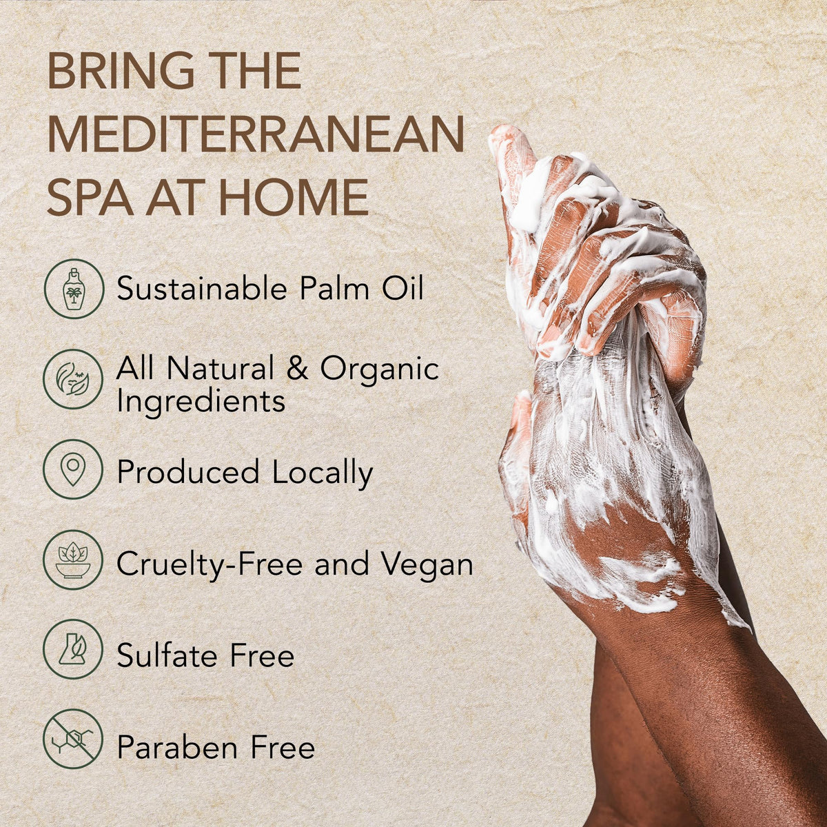 O NATURALS tea tree soap label and ingredients, clarifying botanical boost