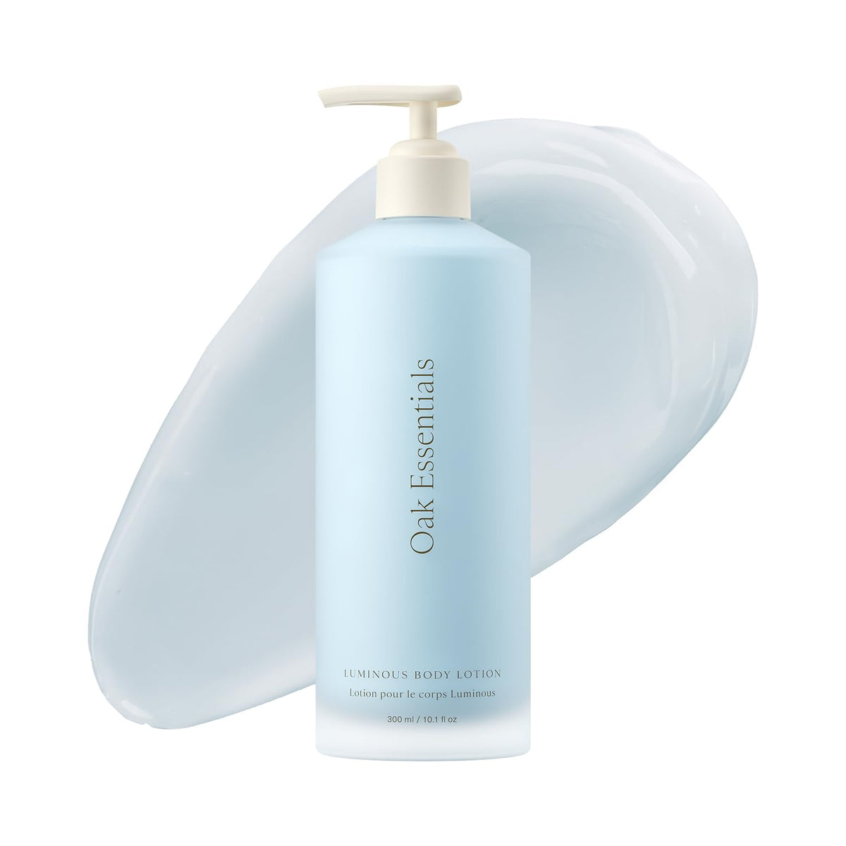 Oak Essentials front bottle showing elegant glass packaging and calm scent benefit