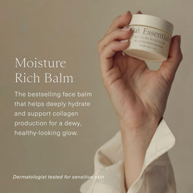 Oak Essentials texture close-up of buttery balm showing creamy hydration benefit