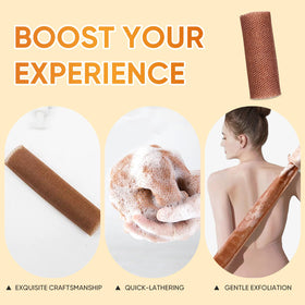 OAKDOLCHE soap and sponge in a bathroom setting demonstrating an easy shower routine