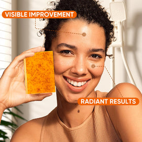 OAKDOLCHE lather on face illustrating gentle cleansing benefit
