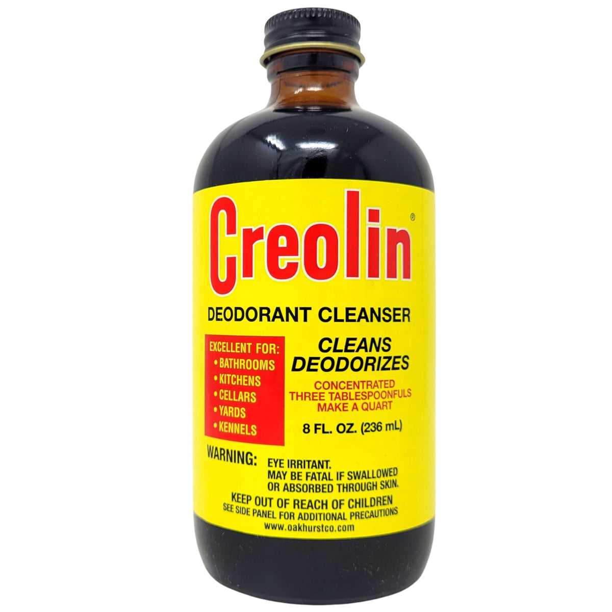 OAKHURST Creolin diluted in a spray bottle ready to deodorize surfaces effectively