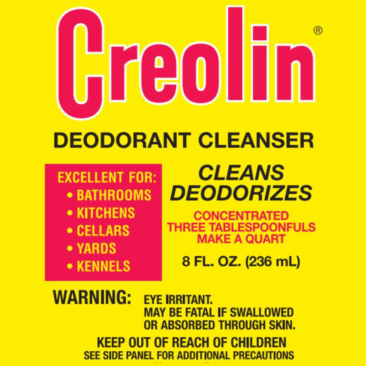 OAKHURST Creolin being poured into measuring spoon, illustrates dilution benefit