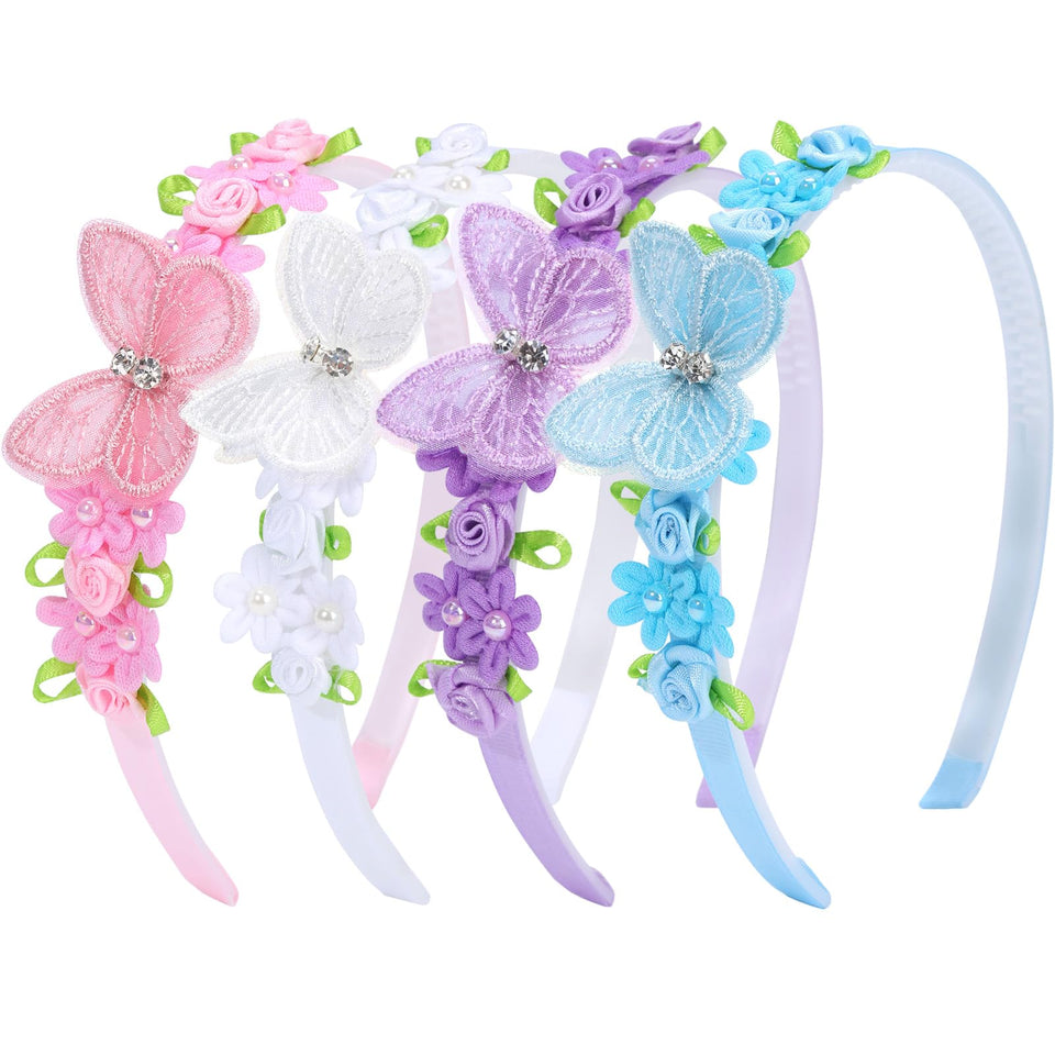 OAOLEER front packaging showing four colorful headbands and benefits