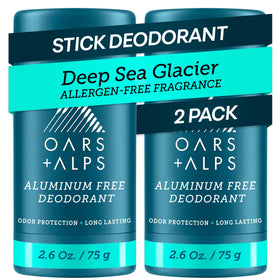 Oars + Alps front packaging showing scent and benefits for confident wear