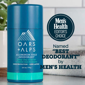 Oars + Alps stick twisted up to show product ready-to-apply convenience