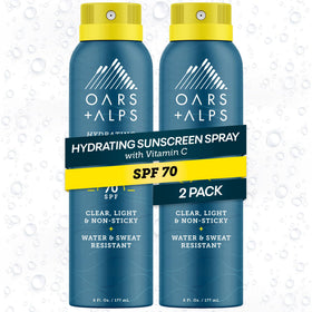 Oars + Alps front can packaging showing SPF 30 and reef-safe benefit