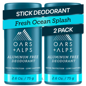 Oars + Alps front packaging showing label and Fresh Ocean Splash benefit