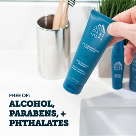 Oars + Alps ingredients label highlighting natural antioxidant benefits