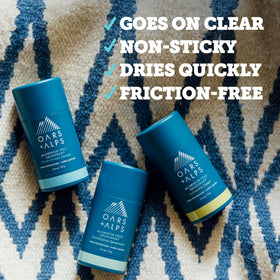 Oars + Alps in a gym bag demonstrating active-day odor protection