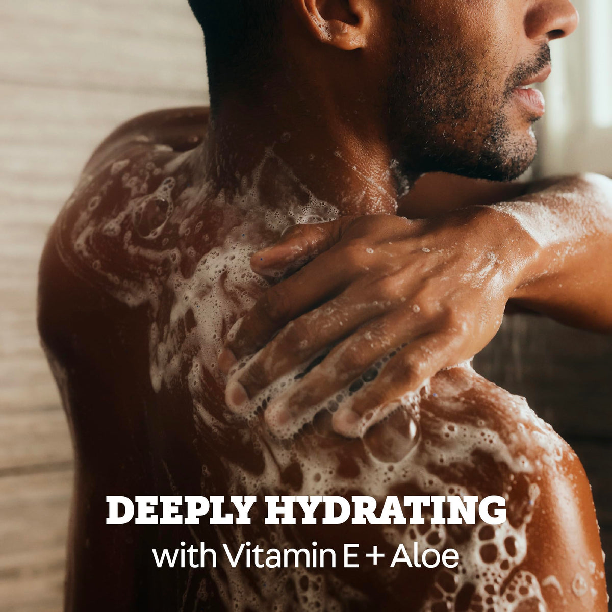 Oars + Alps creamy foam texture close-up demonstrating rich lather and moisturizing feel