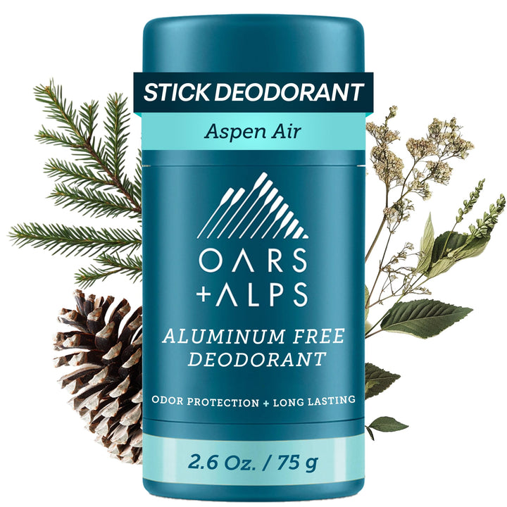 Oars + Alps front packaging showing Aspen Air and clear benefits