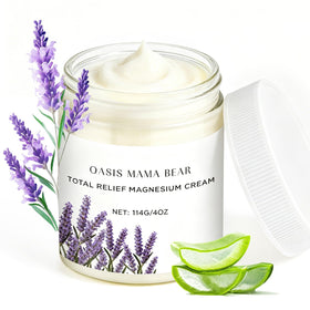 OASIS MAMA BEAR jar front view showing label and compact 4 oz size benefit