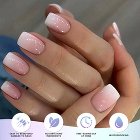 Oauee close-up of ombre gradient highlighting smooth gel texture