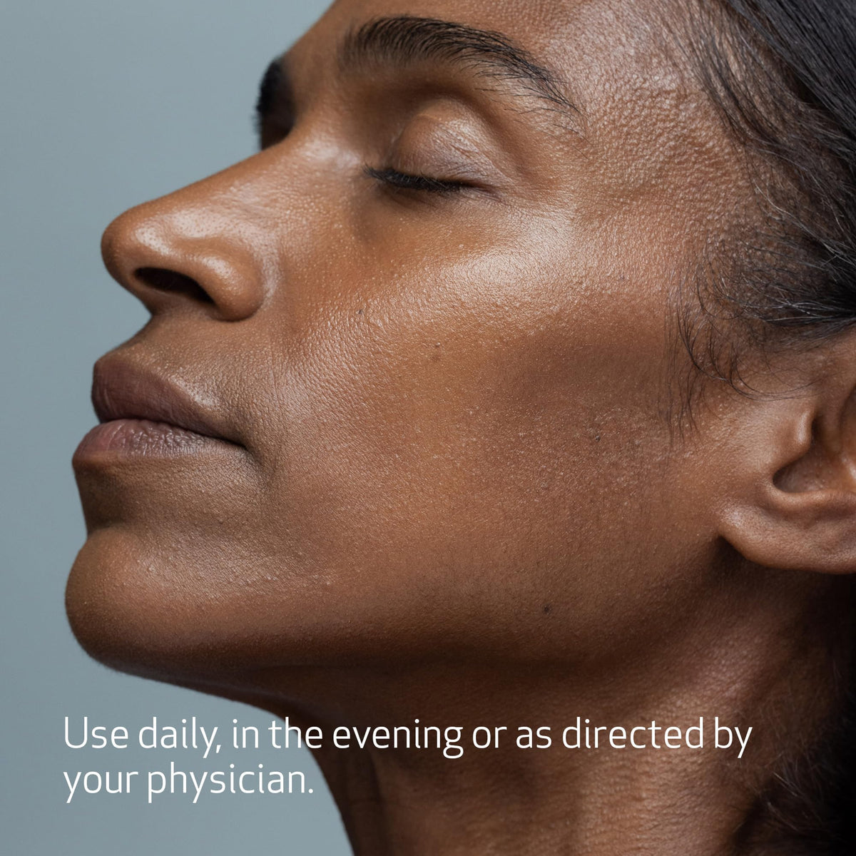 Obagi Medical cream spread on skin closeup illustrating blendability and finish