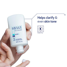 Obagi Medical open jar revealing cream texture to show hydration and smoothness