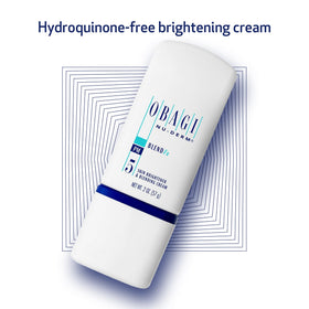 Obagi Medical applying cream from jar to fingers to demonstrate ease of use