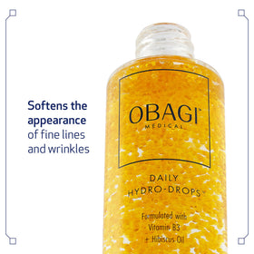 Obagi Medical close-up of serum texture demonstrating lightweight absorption