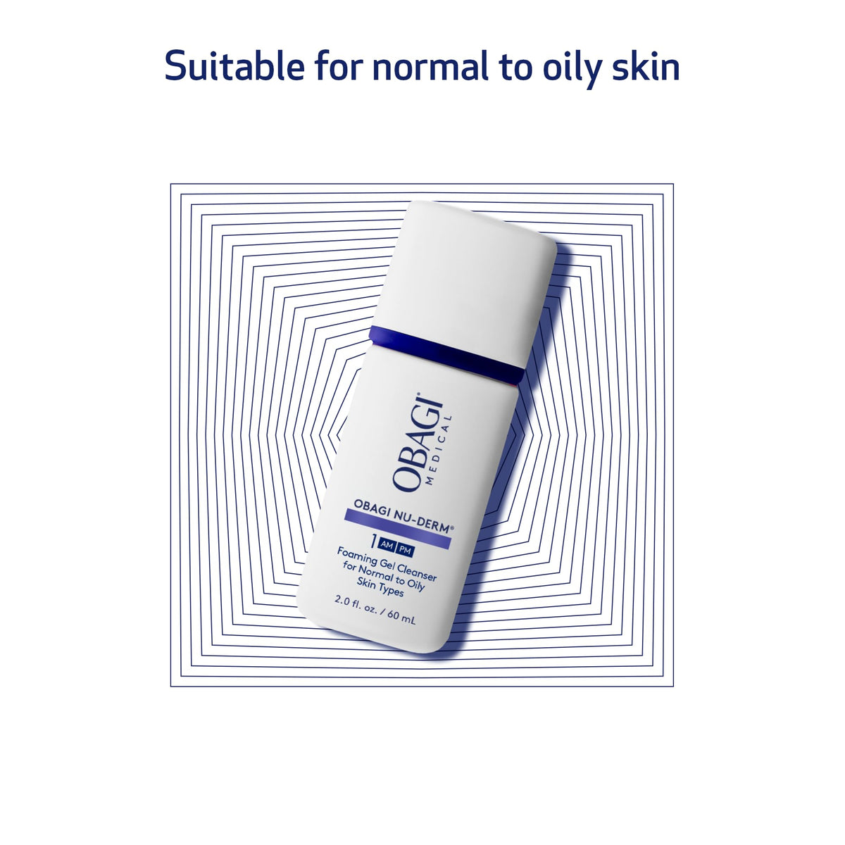 Obagi Medical label close-up showing ingredients and dermatologist-tested note